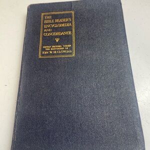 Bible Reader's Encyclopedia and Concordance Book